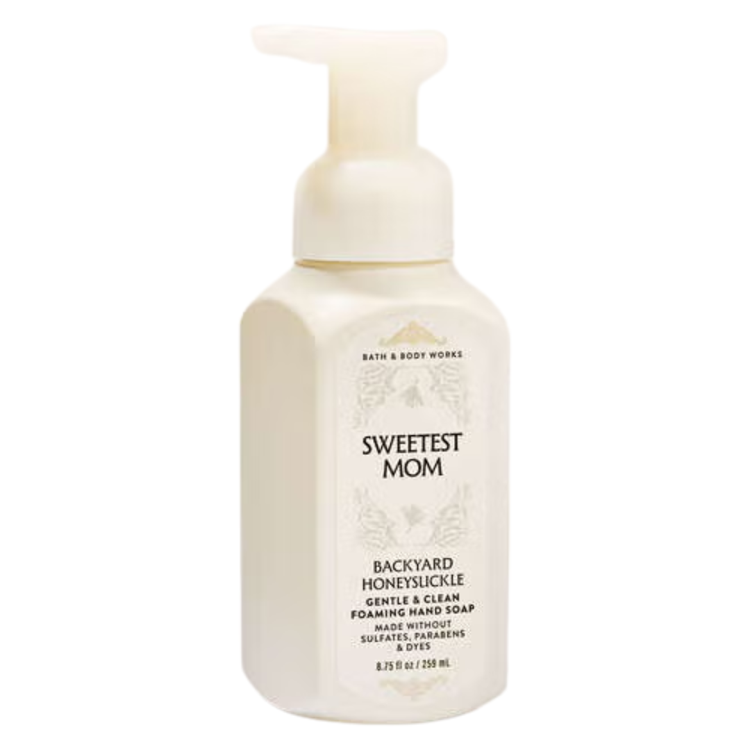 Bath & Body Works Sweetest Mom – Backyard Honeysuckle Gentle & Clean Foaming Hand Soap, 8.75 fl oz